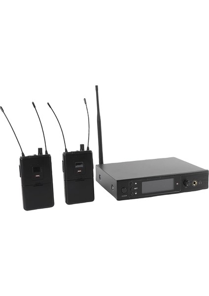 Sahne Performansı Için Net Ses Kalitesine Sahip 2 Aradan 1 Kablosuz Iem Sistemi, Taşınabilir Kemer Paketi Alıcısı, Örnekleme Oranı 48KHZ (Ab Fişi)