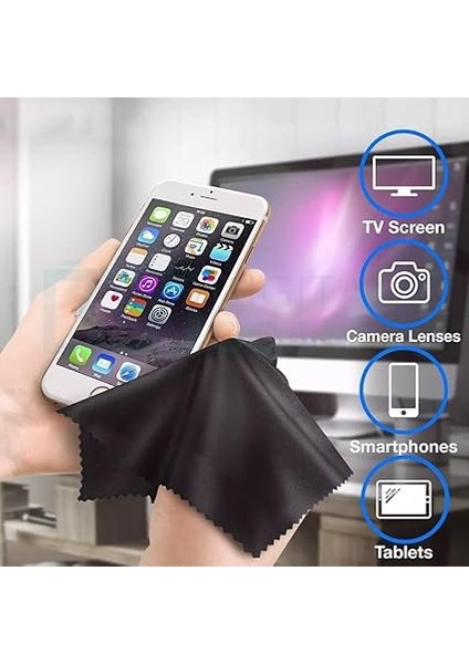 Yüksek Kaliteli Mikrofiber Temizleme Bezi, Ekranlar, Tabletler, Yeni Nesil Araba Içi Ekranı, Bigisayar ve Tv Ekranları Için 30X30 Cm, fırsatları