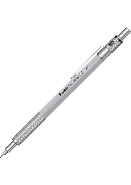 Office Graphx Mekanik Kurşun Kalem Saten Gri 0.7 mm