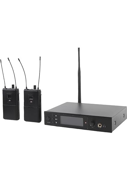 Sahne Performansı Için Net Ses Kalitesine Sahip 2 Aradan 1 Kablosuz Iem Sistemi, Taşınabilir Kemer Paketi Alıcısı, Örnekleme Oranı 48KHZ (Ab Fişi) fırsatları