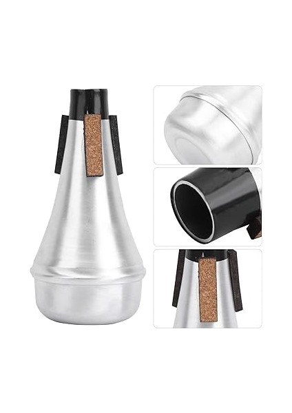 Trompete Mute Evrensel Paslanmaz Alüminyum Alaşım Trompet Alıştırma Performansı Için Hafif Trompet Susturucu fiyatları