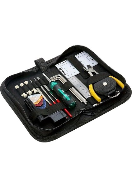 Kit - Klasik Gitar Bakım Seti,25 Parçalı Müzik Aleti Onarım Takımı Ev ve Seyahat Için