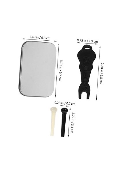 48 Adet Gitar Köprü Pimi Seti Dayanıklı Pimli Yedek Kolay Kurulum ve Uyumlu Modeller Için Gitar Aksesuarları fiyatları