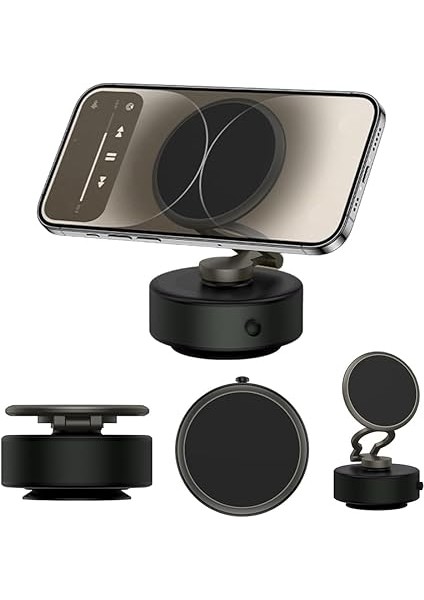 Vakumlu Manyetik Telefon Tutucu – Type-C Destekli Güçlü Vakum Emme, 360° Döner, Araç, Ev, Ofis, Spor Salonu Için Sağlam Telefon Sabitleyici fiyatları