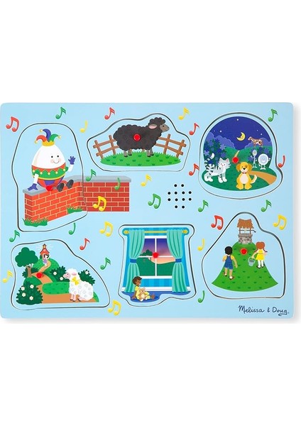 & Doug Soundpuzzle Aus Holz - Kinderreime 3 (6 Teile)