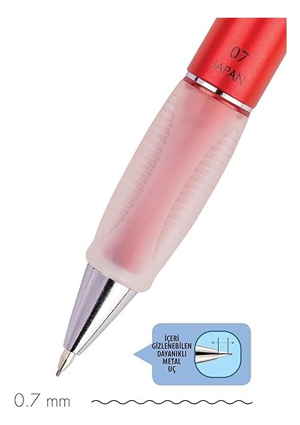 Deep Mek. Kursun Kalem 07MM Metalık Lav Kır modelleri