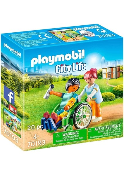 City Life 70193 Tekerlekli Sandalyedeki Hasta, Yaşlar 4 ve Üzeri