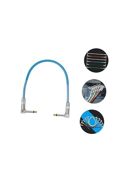 Gitar Efekt Yama Kablosu Pedal Bağlantı Kablosu ve Malzeme Kullanımı Kolay Kalitesi Yükseltici Anti-Gürültü Özelliği modelleri