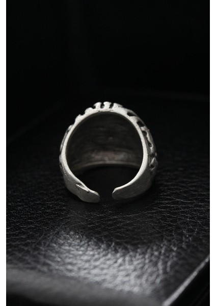 Ayarlanabilir Desenli Kurukafa Erkek Yüzük fiyatları