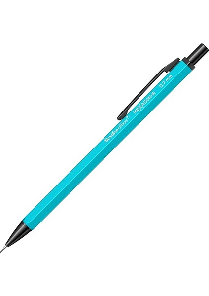 Office Hexagonr Mekanik Kurşun Kalem Turkuaz 0.7 mm