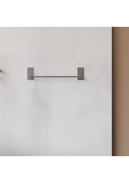 Paslanmaz Çelik Havlu Askılığı / Havluluk - Yapışkanlı Sistem - Altomonte 50CM Tam Havlu Ölçüsü fırsatları