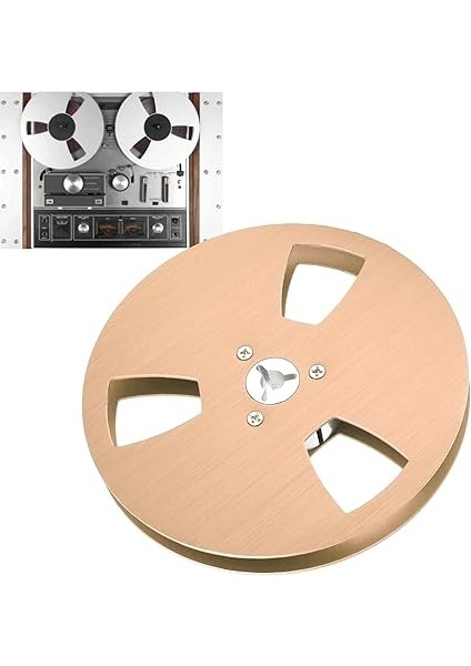 5 Ben Boş Bant Makarası 3 Delikli Alüminyum Alaşım Evrensel Açma Makinesi Parça Ses Bant Alım Makarası Siyah ve Mukavemet. Çelik [uygulamalar] 1/4 5 Ben Boş Green Ses Bandı Açıyorum (Gold) fiyatları