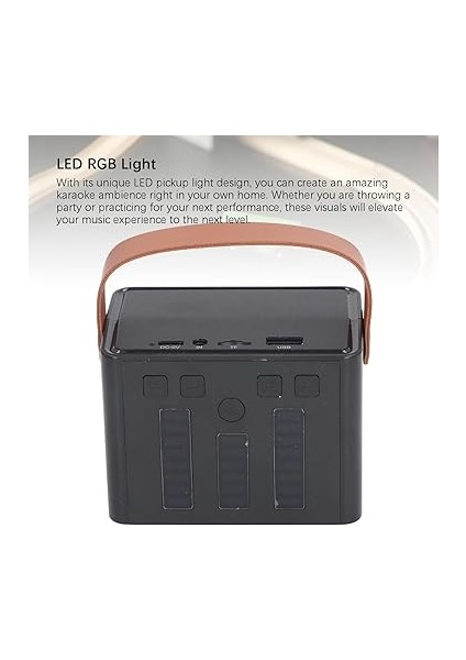 Hoparlör -Set, LED Rgb Lıght -Rausch Rausch Lausch Ausch Arausch Muting Hizmetkar Heal (Çift Mikrofon) fırsatları