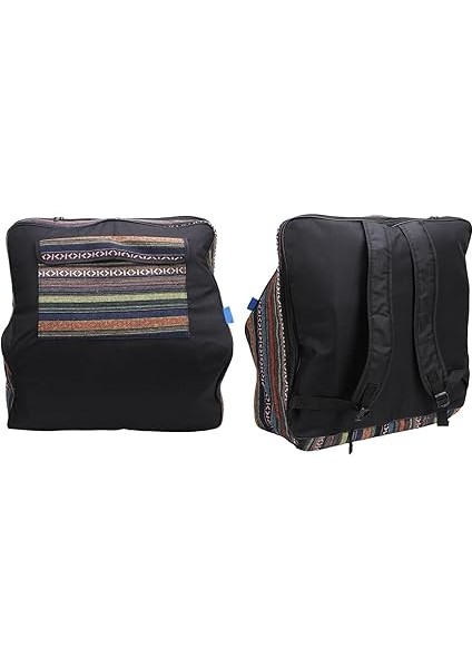 48-120 Bas Akordeon Sırt Çantası Ayarlanabilir Kayışlara Sahip Pamuklu Doku Dokusu, Seyahat Hizmetleri Için Kapasite indirimleri