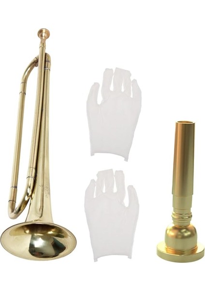 1 Takım Erkek Kız Için Öğrenci Trompet Müzik Aleti Dayanıklı ve Dekorasyonu Için Şık Tasarım Güvenilir ve Güvenli Malzeme ile Eğlenceli Oyun Imkanı