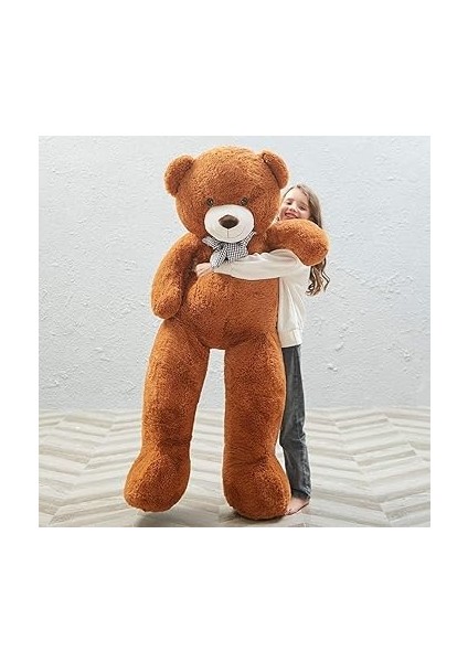 120 cm Papyonlu Sevimli Ayı - Sevgiliye Özel Hediye Kahverengi fiyatları