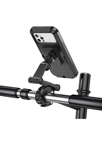 Profesyonel Telefon Tutucu Motosiklet Bisiklet Scooter Için Gidon Telefon Tutucu A Kalite 4.5-7 Inç Tüm Telefonlara Uyumlu CA101 modelleri