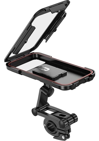 Profesyonel Telefon Tutucu Motosiklet Bisiklet Scooter Için Gidon Telefon Tutucu A Kalite 4.5-7 Inç Tüm Telefonlara Uyumlu CA101 fırsatları
