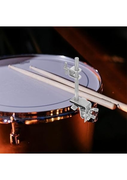 2 Adet Inek Çanı Kelepçesi: Inek Çanı Için Metal Davul Braketi - Ağır Hizmet Tipi Metal Kelepçe - Bas Davul ve Zil Standı Için Perküsyon Aksesuarı fırsatları