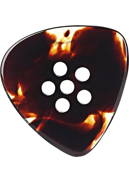 Elektro Gitar Bas Akustik Caz Mavileri Gitar Için Premium El Yapımı 3'ü 1 Arada Çok Düz Şeffaf Ton Seçimi (Tortie)