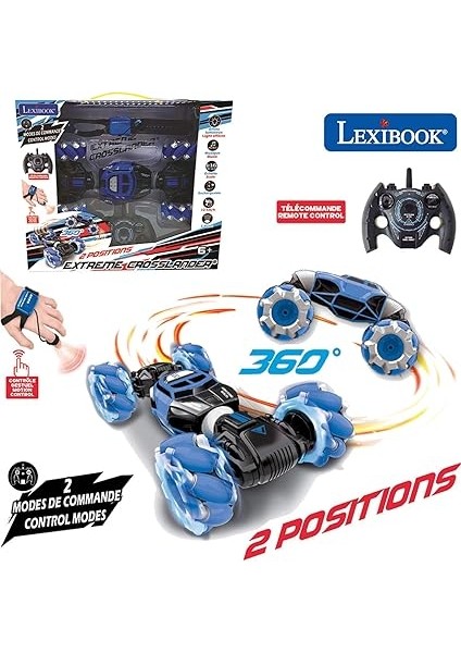 Extreme Crosslander, Off-Road Uzaktan Kumandalı Araba, 12 Km/saate Kadar, Işık Efektleri, Uzaktan ve Hareket Kontrol Bileziği Dahil, Müzik, Şarj Edilebilir, RC50 fiyatları