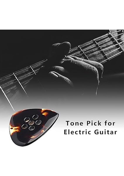 Elektro Gitar Bas Akustik Caz Mavileri Gitar Için Premium El Yapımı 3'ü 1 Arada Çok Düz Şeffaf Ton Seçimi (Tortie) modelleri