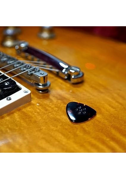 Elektro Gitar Bas Akustik Caz Mavileri Gitar Için Premium El Yapımı 3'ü 1 Arada Çok Düz Şeffaf Ton Seçimi (Tortie) indirimleri