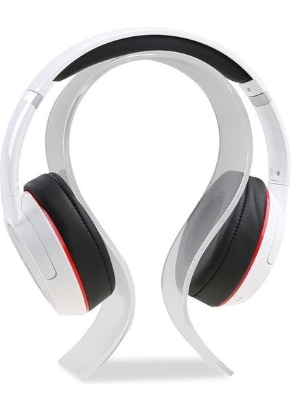 MT80 Akrilik Kulaklık Sehpası Masa Üstü Kulaklık Standı Şeffaf Renk Oyun Kulaklığı Tutacağı