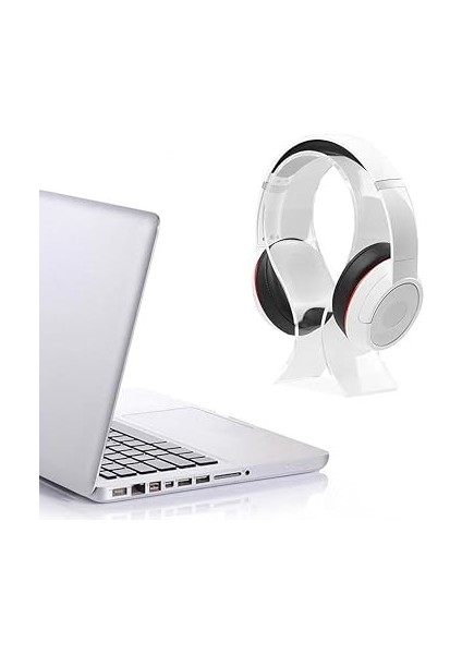 MT80 Akrilik Kulaklık Sehpası Masa Üstü Kulaklık Standı Şeffaf Renk Oyun Kulaklığı Tutacağı fırsatları