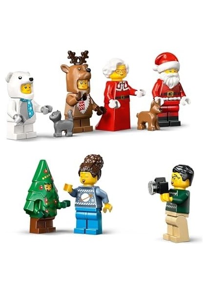 City 2025 Yılbaşı Takvimi 60475 - 5 Yaş ve Üzeri Erkek ve Kız Çocuklar Için Yılbaşına Geri Sayım Yapan, Günlük Sürpriz Oyuncaklarla Dolu Yaratıcı Oyuncak Yapım Seti ve Hediye Fikri (186 Parça) modelleri