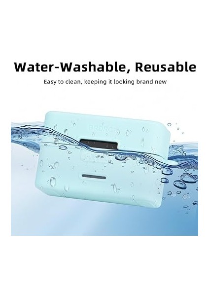 Silikon Kılıf Kapak Djı Mic Mini Mikrofon Şarj Kutusu Silikon Koruyucu Kol Cilt Toz Kapağı Djı Mic Mini Kablosuz Mikrofon Aksesuarları, Siyah, Silikon Kılıf indirimleri