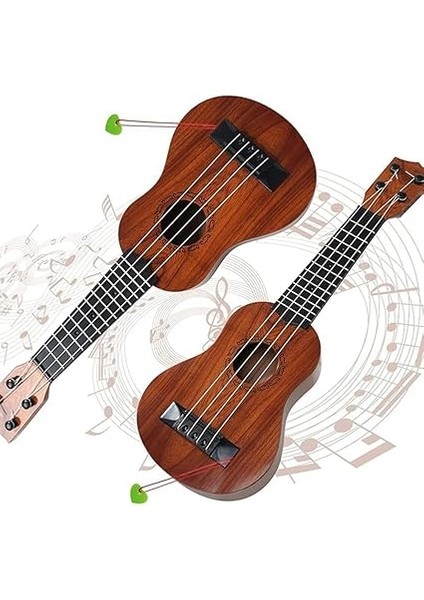 17 Inç Gitar Ukulele Çocuk Mini Gitar 4 Strand Müzik Aletleri Çocuklar Için Penalar Oyuncakları Küçük Erkek Kız Dayanıklı Kullanımı , A fiyatları