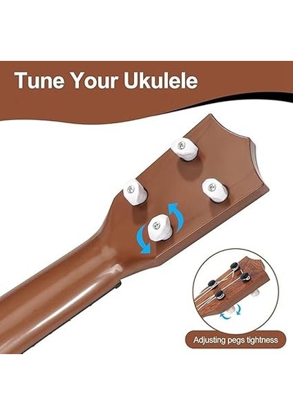 17 Inç Gitar Ukulele Çocuk Mini Gitar 4 Strand Müzik Aletleri Çocuklar Için Penalar Oyuncakları Küçük Erkek Kız Dayanıklı Kullanımı , A modelleri