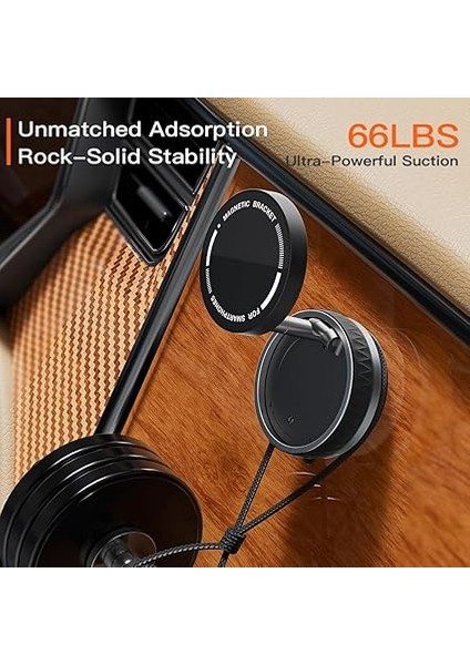 Magsafe Için Araç Telefonu Tutacağı, Akşam Yemeği Güçlü ve Manyetik 360° Ayarlanabilir Araç Telefonu Montajı, Tüm Akıllı Telefonlar ve Tüm Araba Modelleri Için Hızlı Çıkarma Cep Telefonu modelleri
