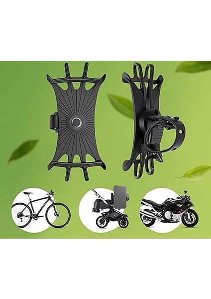 Esnek Silikon Örümcek Bisiklet ve Motosiklet Telefon Tutucu – Güvenli ve Pratik Sürüş Deneyimi Için modelleri