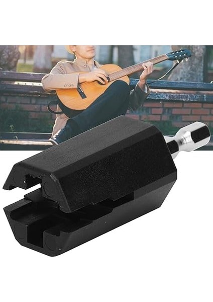 2 Adet Gitar Elektrikli Matkap Ucu Dizi Mandal Sarıcı, Tel Sarıcı Ayar Çivi Çektirme Gitar Onarım ve Bakım Aracı Oyun Aksesuarları fırsatları