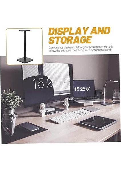 Ağırlıklı Kulaklık Tutucu Standı Pratik ve Şık Kulaklık Askısı Internet Kafeleri ve Ev Kullanımı Için Dayanıklı Tasarım Tpu ve Alüminyum Alaşımdan Üretildi fiyatları