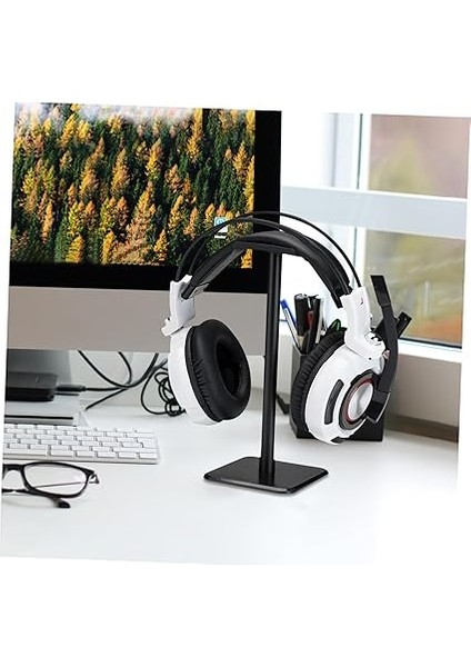 Ağırlıklı Kulaklık Tutucu Standı Pratik ve Şık Kulaklık Askısı Internet Kafeleri ve Ev Kullanımı Için Dayanıklı Tasarım Tpu ve Alüminyum Alaşımdan Üretildi indirimleri