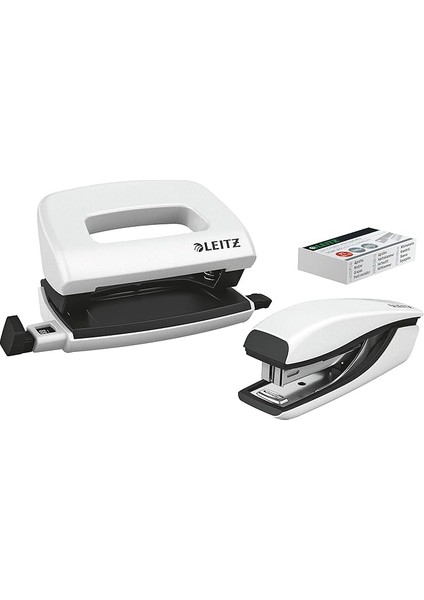 Nexxt Mini Delgeç ve Zımba Seti, 10 Sayfaya Kadar, P2 No. 10 Zımba Teli, Inci Beyazı, Wow, 55612001