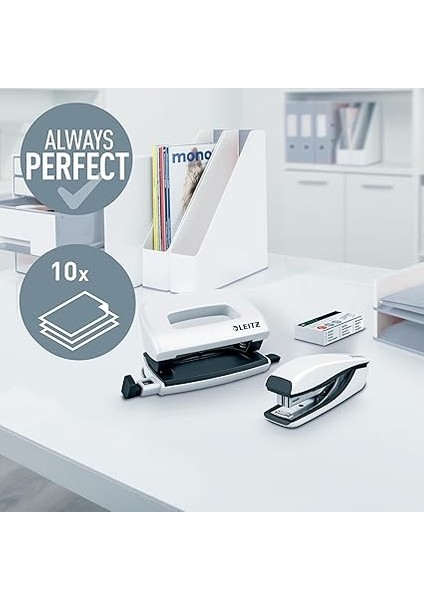 Nexxt Mini Delgeç ve Zımba Seti, 10 Sayfaya Kadar, P2 No. 10 Zımba Teli, Inci Beyazı, Wow, 55612001 fiyatları