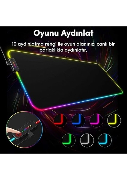 Spire 80X30CM Rgb Gaming Oyuncu Mousepad fiyatları