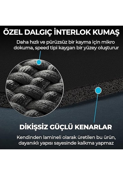 Offıce - 27X23 ve 22X18 cm Orta ve Küçük Boy Mouse Pad, Standart - Mini Ofis Ev ve Dar Alanlar Için Mousepad, Fare Altlığı (Orta Boy 27X23 Cm) indirimleri