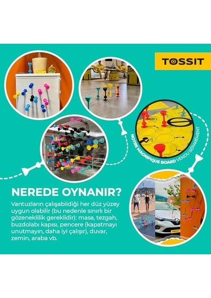 Tossıt Game: Aile ve Partiler Için Mükemmel Silikon Vantuz Dart Oyunu, Iç ve Dış Mekan Eğlencesi Için Yapışkan Dart Atış Oyunu, Mükemmel Hediye - Starter Pack fiyatları
