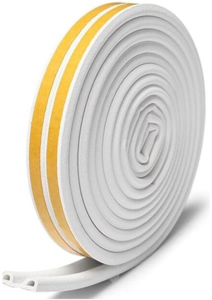 Kapı Pencere Fitili Soğuk Izolasyon Bandı Beyaz 2x3=6 mt modelleri