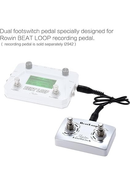 Beatloop Çift Ayak Pedalı Ayak Anahtarı Pedalı Beat Loop Efekti Pedalı 6.35MM Kablo ile indirimleri
