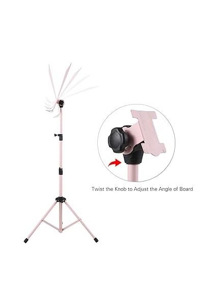 Taşınabilir Metal Müzik Standı Ayrılabilir Müzik Aletleri Için Piyano Keman Gitar Notalar Pembe indirimleri