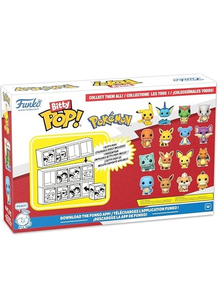 Bitty Pop! Pokemon - Charmander 4pkund Bir Sürpriz Mini Figür - 0,9 Inç (2,2 Cm) Koleksiyon Parçası Istiflenebilir Ekran Rafı Dahil - Hediye Fikri Parti Poşeti Çorabı modelleri