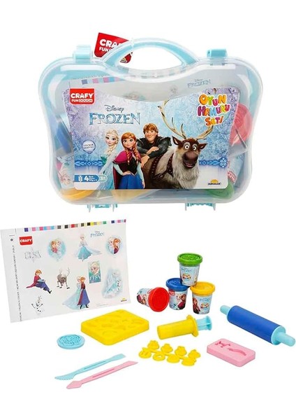 Oyun Hamur Set Frozen PLSTK.ÇNT.4X50G.20PRÇ.(FRZN) Mv.