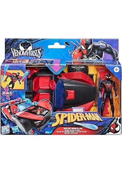 Spider-Man Venomversus Epic World Of Action Miles Morales Remix Blast Racer Figür ve Oyuncak Araba, Süper Kahraman Oyuncakları, 4 Yaş ve Üzeri Çocuklar fiyatları