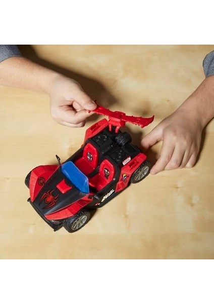 Spider-Man Venomversus Epic World Of Action Miles Morales Remix Blast Racer Figür ve Oyuncak Araba, Süper Kahraman Oyuncakları, 4 Yaş ve Üzeri Çocuklar modelleri